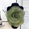 Organza Simple Multicapa Tridimensional Aplique Floral Estilo Europeo y Americano Ramillete Vestido de Novia Falda Decorado a Mano Accesorios Premium