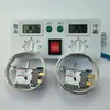 Panel de control de termostato dual para refrigerador y congelador comercial, accesorios reguladores de pantalla de termostato para gabinete de refrigeración, tipo universal