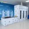 Bancada de teste PP para hospital escolar, bancada de teste de laboratório, resistência à corrosão, bancada central, suporte lateral para reagentes, bancada de teste PP
