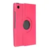 Funda Protectora para Samsung Tablet A9 Plus de 11 pulgadas A9+ Funda Giratoria con Patrón de Lichi A9 Funda de Cuero Anticaídas