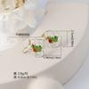 Brincos de Flor Seca de Feliz Natal Transfronteiriços Série Árvore de Natal Brincos de Resina Estilo de Natal Ornamentos de Flor Real