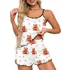 Europa Transfronteiriça temu Comércio Exterior 2026 Verão Seda de Leite Alça Espaguete Pijama Feminino Roupa de Casa Venda Direta da Fábrica Atacado
