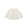 Falda Corta de Encaje Bordado Moda Infantil Qiu Duo Meng 2026 Verano Nueva Elegante Versátil Delgada para Niños