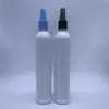 Botella rociadora transparente redonda de PET de 180 ml, subempaque de cosméticos, botella vacía de prueba, botella rociadora de agua floral, botella de plástico