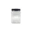 Tarro de almacenamiento de 2000 ml para té perfumado, frutos secos, pistacho, boca ancha, para alimentos, para cereales integrales, cuadrado, con asa