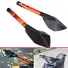 Piezas modificadas para motocicleta Espejo retrovisor CNC para motocicleta deportiva Yamaha scooter aleación de aluminio espejo trasero