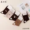 Novas meias de outono e inverno até a panturrilha para mulheres, com estilo preppy, design sem costura, material de algodão respirável e estampas de letras da moda, disponíveis para atacado