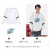 Marca de Moda Transfronteriza Estilo Americano Camiseta de Manga Raglán Camiseta de Grupo Hombro Peso Pesado Sudadera de Cuello Redondo Personalización