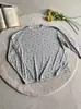 Camiseta de manga larga transpirable y amigable con la piel, a rayas finas de estrella, estilo retro americano, para hombres y mujeres, camiseta casual de verano con protección solar