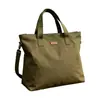 Bolso de Hombro Personalizado Verde Oliva, Bolso de Mano de Gran Capacidad, Bolso de Lona Simple Versátil, Bolso de Lona de Nicho