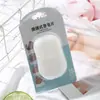 50 piezas de pastillas de jabón portátiles desechables para exteriores, mini pastillas para lavado de manos, artículos de viaje, pastillas de jabón para exteriores en caja