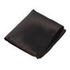 Suministro puntual de fábrica accesorios personalizados para trajes de hombre pañuelo de bolsillo monocromático de seda sintética moda coreana cuadrado pequeño