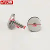 Base Blanca Almohadilla Ajustable para Pie Tornillo de Ajuste de Acero Inoxidable Pie de Ajuste Pie de Gabinete Pie de Vitrina Almohadilla Elevadora Pie de Soporte para Muebles