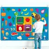 Amazon Educación Temprana Infantil 3D Bricolaje Tablero de Aprendizaje de Fieltro Tridimensional Juego de Mesa Tablero de Historias Tablero Ocupado de Fieltro Fabricante En Stock