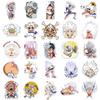 50 Peças de Adesivos One Piece Estrada Voadora Cinco Forma Nika Dia Difuso ONEPIECE Impermeável Decorativo Caderno de Mão Adesivos