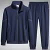 Traje Deportivo Casual para Hombre 2026, Conjunto de Tres Piezas para Primavera y Otoño, Ropa para Hombres de Mediana Edad y Padres Mayores, Atuendo de Primavera Tallas Grandes
