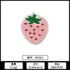 Parches Bordados Serie Frutas Transfronterizas Forma de Cereza y Fresa Accesorios para Ropa Parches Bordados por Computadora DIY