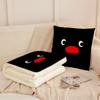Pingu Caricatura Linda Almohada Periférica Colcha Multifuncional Dos en Uno Recámara Suede Funda de Almohada Lumbar Cojín Cojín