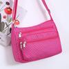 Crossbody Bag Feminina Small Bag 2024 New Oxford Cloth Canvas Bag Casual All-match Travel Shoulder Bag Backpack Zipper