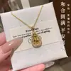 Novo Colar Estilo Chinês para Mulheres, Pingente de Cabaça, Simples e de Alta Qualidade, Design Antigo, Luxo Leve, Colar Moderno e Versátil para Namorada