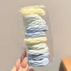 Lazo para coleta alta simple para mujer, nuevo modelo 2026, banda para el cabello de alta gama que no estrangula el cabello, sin costuras, alta elasticidad, anillo para el cabello duradero