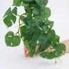 Colgante de Pared de Hoja de Monstera Artificial, Planta de Enredadera Falsa, Adorno de Decoración para el Hogar, Hojas de Hiedra Verde Artificiales Colgantes Mini, Venta al por Mayor