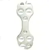 Venta al por mayor, llave de ciruela con apertura exterior, herramienta de reparación de bicicletas, llave de flor multifuncional, herramienta de accesorios para bicicletas