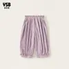 Pantalones Anti-Mosquitos de Verano Delgados Casuales Largos para Niñas Yingsibo