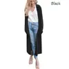 AliExpress wish Amazon eBay Transfronterizo Europeo y Americano Color Sólido Bolsillo Grande Cárdigan Simple Manga Larga Abrigo Chaqueta