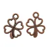 Accesorios de Joyería de Aleación DIY Colgantes de Trébol de Cuatro Hojas de la Suerte Multicolor Collares Pulseras Pendientes Pequeños Venta Caliente Transfronteriza