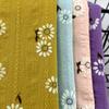 130g Cadena de Burbujas Girasol Vestido de Verano Tela para Ropa Camisa de Algodón Tela Estampada