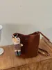 Bolsa versátil e moderna estilo coreano para debaixo do braço, bolsa de mão feminina, bolsa de balde 2026, bolsa de ombro inspirada em dopamina, bolsa de verão