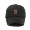 Sombrero gorro de otoño e invierno para hombre protección para las orejas sombrero de lana ganó la licitación a prueba de frío engrosado cálido para exteriores gorra de béisbol para mediana edad