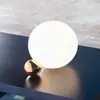 Lámpara de Mesa de Bola de Cristal Nórdica Moderna Minimalista Italiana Lámpara de Pie para Dormitorio Mesita de Noche Estudio Lámpara de Escritorio Decorativa