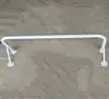 Perchero de pared lateral fijo, barra de ropa de pared, soporte simple de acero inoxidable para interiores, perchero