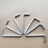 Fornecimento de fábrica L-tipo 5mm chave hexadecimal galvanizada com ferramentas de hardware rígido chave hexadecimal