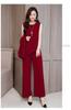 Conjunto Feminino 2026 Outono e Inverno Novo Estilo Fashionável e Elegante Emagrecedor Plus Size Conjunto de Três Peças Feminino