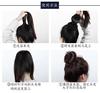 Corea del Sur accesorios para el cabello dona rizador de cabello perezoso cabeza de bola flor esponjosa soporte para niños tamaño pequeño tocado flor accesorios para el cabello trenzado