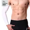 Venta al por mayor de fábrica equipo protector de baloncesto protector de brazo deportivo protector de codo alargado protector de muñeca manga de brazo transpirable para hombres y mujeres