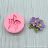 Molde de Silicona Flor Trompeta Flor de Loto Piedra Difusora Yeso de Aromaterapia Molde de Pegamento DIY Molde de Arcilla