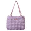 Bolso de hombro plisado sencillo e informal de moda para mujer, nuevo bolso de mano estilo occidental para uso diario en otoño de 2023.