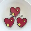 Accesorios de Joyería Retro Chapados en Metal Corazón Cartas de Amor Plástico DIY Accesorios Materiales Decorativos para Zapatos Croc Venta al por Mayor