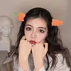 Xingdelu mesmo estilo orelhas de coelho headband Coreia do Sul Internet celebridade bonito cartoon boneca hairpin headband pelúcia rosto lavagem faixa de cabelo