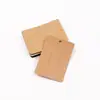 Cartão de Papel Kraft Marrom para Joias Atacado Cartão para Brincos Colar Broche Grampo de Cabelo Cartão para Anel Embalagem Cartão de Exibição de Joias