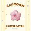 Parches bordados termoadhesivos de comercio exterior al por mayor, parches de tela de flores de dibujos animados para manualidades, accesorios para ropa, parches para reparar agujeros sin coser
