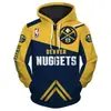 Sudadera con capucha y cremallera deportiva para hombre de exportación transfronteriza, temática de fútbol americano de la NFL, sudadera con capucha multicolor