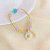 Pulsera de margaritas frescas estilo japonés y coreano Pulsera de cuentas de flores de moda ins estilo Mori pulsera de cuentas de la suerte pulsera