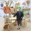 Maniquí Infantil de Medio Cuerpo para Niños Pequeños Exhibidor de Ropa para Muñecas Infantiles Estante Principal para Escaparate de Tienda de Ropa Infantil