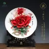 Nuevo Porcelana de Peonía de Luoyang Gama Alta Decoración de Entrada de Casa Gabinete de Vino Boda Regalo de Inauguración Adornos Cerámicos Venta al por Mayor