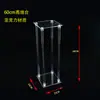 Coluna de Acrílico Casamento Novo Casamento Acrílico Luminoso Cristal Suporte de Velas Adereços de Casamento Guia de Estrada Mesa